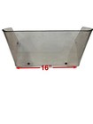 Universal 16 l X 8 5 w X 10 h Boat Tinted Plastic Windshield
