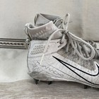 Nike Huarache 7 Lacrosse Cleats Mens Size 9 5 White Atletic Shoes Cj0224-112