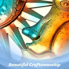 G128 Sun And Moon Metal Wall Sculpture Statues Art Decor Indoor Outdoor