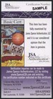 Jack Ham Jsa Coa Autographed 3x5 Index Card Authentic Signed Steelers