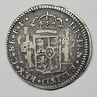 1817 Chihuahua 8 Reales Overstruck On Cast 8 Reales Ca Rp Rare War Issue  m132