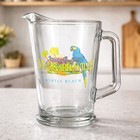 Margaritaville Myrtle Beach Glass Margarita Pitcher Jimmy Buffett Barware