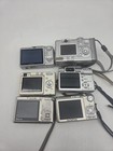 Digital Camera Lot Parts Sony Olympus Casio Canon Minolta 6pc Digicam