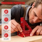 3d Multi-purpose Carpenter   s Triangle Square Multi-angle Measuring Ruler 45   90  