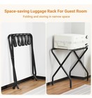 2-pack Folding Luggage Rack  Suitcase Stand