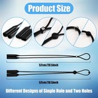 6pcs Adjustable Glasses Straps Silicone Sport Sunglasses Holder Retainer Cord Ar