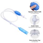Aquarium Vacuum Gravel Cleaner Water Change Fish Tank Filter Siphon Flow Control