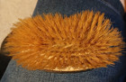 Antique Ornate Victorian German Silver-plate Horse Hair Vanity Comb Brush
