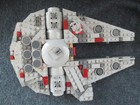Small  8  Millennium Falcon Made From Legos   Incomplete   Missing Some Parts