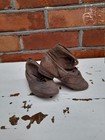 Antique Hand Made Doll   Kids Shoes  Old Leather Doll Shoes  Antique Shoes 