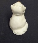 Vintage Hagen Renaker Miniature White Seated Persian Mama Cat Figurine