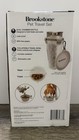 Brookstone Pet Travel Set Dual Chamber Bottle   Collapsible Bowl Bpa-free