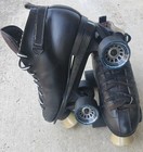 Roller Derby Cobra Speed Skates  Black Leather  Women s 9  Barely Worn