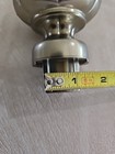 2 Pairs Graber Decorative Traverse Curtain Rod Push In Finials Bright Brass