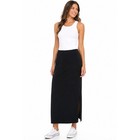 Vintage 90s Basics By Canvasbacks Usa Black Skirt Women s 32 Waist Maxi Stretch