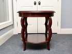 Baker Milling Road Mahogany Round Side Table