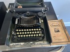 Vintage 1917 Corona Model 3 Folding Portable Manual Typewriter W original Manual