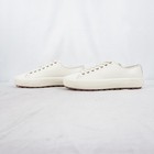 Sandro Vulca Low-top Lace-up Leather Sneakers In Off-white - Men s Size Eu 44