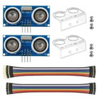 2 Pcs Ultrasonic Sensor Module Compatible With For Arduino R3 Mega Mega2560 D   
