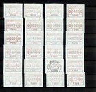 Luxembourg  Collection Atm Stamps 1983 2012 Mainly Mnh And A Few Used  Sg95