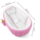 Baby Inflatable Bathtub  Portable Travel Baby Infant Bath Tub Toddler Bathtub   