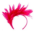 Fuchsia Feather Spring Racing Fascinator By Max Alexander 100  Australian Seller
