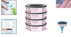 Odor-control Blossoms Scented Diaper Pail Refills For Diaper Genie - 1080 Count