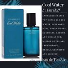 Cool Water By Davidoff Cologne For Men Edt 1 3 Oz New In Box