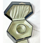 Vintage Victorian Collars And Cuffs Dresser Box Black Storage Case W Drawer