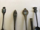 Lot Of 10 Vintage Souvenir Spoons From Various Countries And States