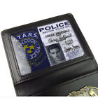 Resident Evil Stars Raccoon Leon Chris Police Dep  Metal Badge With Id Holder