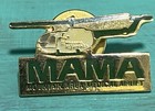 Mama Mountain Area Medical Airlift Helicopter Pinback Lapel Pin Vintage 
