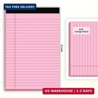 5pcs Small Note Pads 5x8 Notebook College Ruled Legal Pads Color Notepads 5 Pack