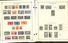 New Zealand Stamp Collection On 18 Scott International Pages  1851-1961  cn 