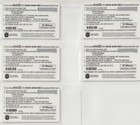 1995 Smith s Coca-cola Set Of 4 10-minute Phonecards   Rare 10-min Without Logo