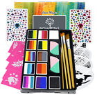 Bowitzki Professional Face Painting Kit For Kids Adults Face Body Paint Set Kit