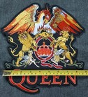 Large Queen Classic Rock Band Licensed Battle Jacket Back Patch   Crest Logo