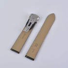 17 20 23mm Leather Watch Strap Band Deployment Clasp For Cartier Tank Solo Black