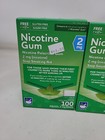3x Rite Aid Nicotine Gum 2mg Cool Mint Flavor 100 Pieces Exp Jan 2027 Free Ship
