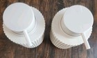 2 Pack Target Room Essentials Ribbed Soap Pump Dispenser Ivory Resin Refillable
