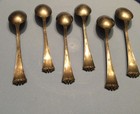 Lot Of 6   1847 Rogers Bros Xs Triple Plate   Vintage Pattern Teaspoons
