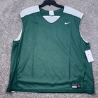 Nike Reversible Jersey Mens Mesh Training Pennie Tank Green White Xl New