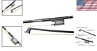 Elegant Black Carbon Fiber Violin Bow 4 4     Comfortable Grip   Balance