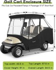 4 Passenger Golf Cart Enclosure For Club Car Precedent Tempo Short Roof 2 2     