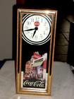 Vintage Coca-cola Wall Clock Downtown Corner City Scene 12 5  Tall