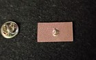 Vintage Coors Brewing Co Beer Advertising Enamel Lapel Pin Red Rectangle