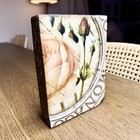 Retired Sid Dickens T-93 Monaco Memory Block Floral Wall Plaque 2001