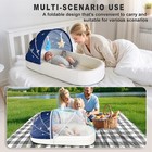 Large Portable Baby Lounger Nest-travel Bassinet canopy   Mosquito Net-lightw   