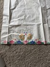 2 Standard Pillow Cases Hand Sewn appliqu  d Spring Floral Cottage Core Vintage