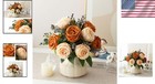 Artificial Silk Flower Arrangement With Elegant Vase - Ideal For Any Occasion